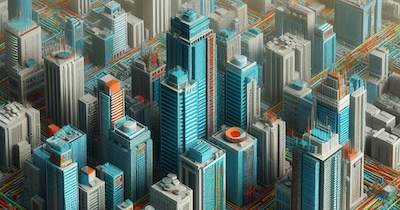 A city of internet parts